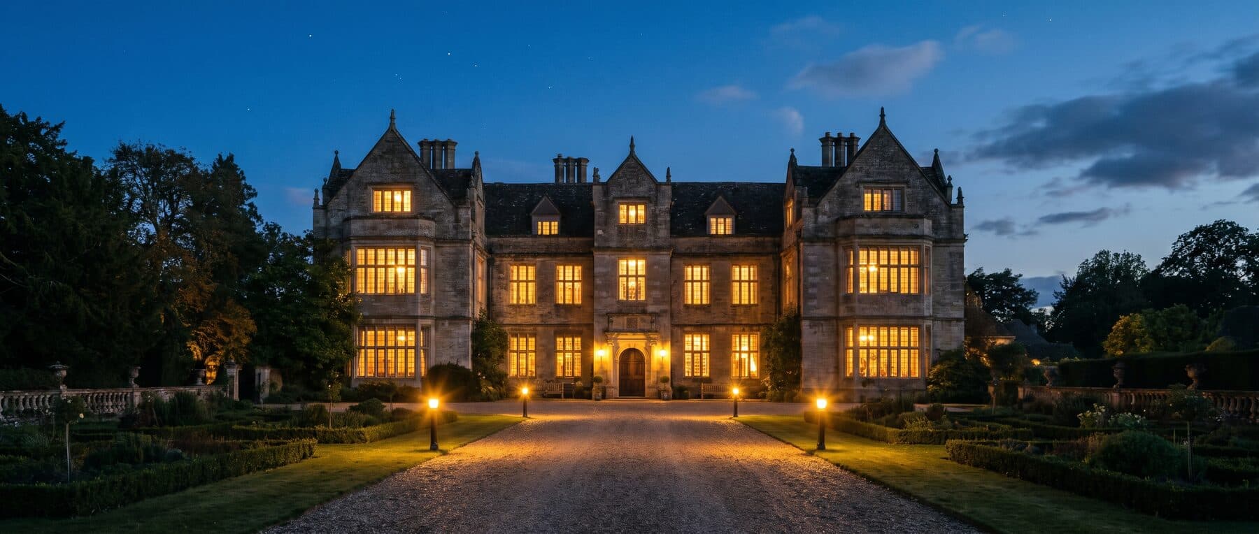 A distinguished home offered for sale by auction